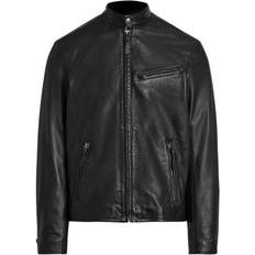 Outerwear Polo Ralph Lauren Lambskin Café Racer Jacket Black