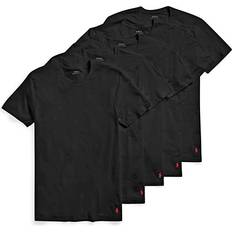 Polo Ralph Lauren Cotton Classic Crews T-shirt 5-pack - Black