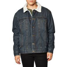 Wrangler Outerwear Wrangler Men's Cowboy Cut Western Lined Jacket, Sherpa/Denim