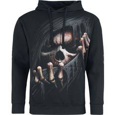 Men - Modal Jumpers Spiral Grim Reaper Hooded sweater black