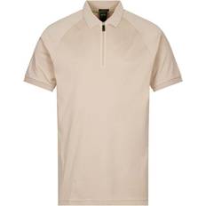 HUGO BOSS Beige Polo Shirts HUGO BOSS Philix Polo Shirt Beige