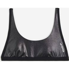 Speedo Bikinitoppe Speedo Solid Sort multifunktionel bikinitop med folielook-Black Antracit