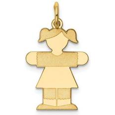 Children Charms & Pendants Finest Gold 14K Yellow Kid Charm