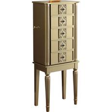 Acme Furniture Tammy Jewelry Armoire Gold