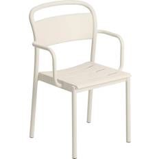 Muuto Linear Steel Armchair Trädgårdsstol 55,4 x 54 x 85,1 cm White