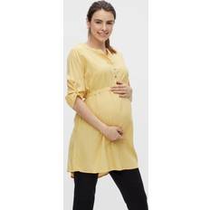 Amarillo Ropa de maternidad y lactancia Mamalicious Blusa de maternidad MLMERCY Misted Yellow