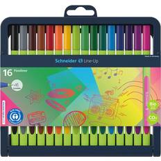 Schneiderpen Line Up Fineliner with Stand Up Case 16-pack