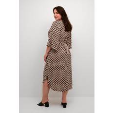 Kaffe Curve KAFFE Curve Kjole kcQing Dress Orange