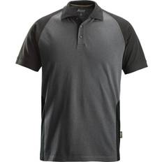 Classic Two-Tone Polo Shirt - Steel Grey/Black