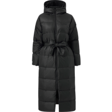 Svea Kappor & Rockar Svea Long Beltet Coat Black