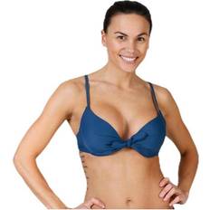 Elastane/Lycra/Spandex Bikini Wyte Helia Push Up Blue Female