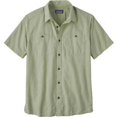 Patagonia Skjortor Patagonia Men's Back Step Shirt, L, Rainfonesize Plaid: Salvia Green