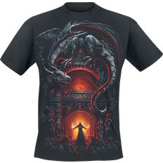 Spiral Dragon's Lair T-Shirt schwarz