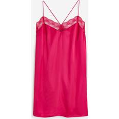 Rosa - Slipklänningar Superdry Satin Cami Mini Slip Dress Hot Pink, Festklänningar och färg Rosa