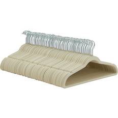 Amazon Basics Slim Velvet Non-Slip Suit Hangers 100-Pack Ivory Hanger