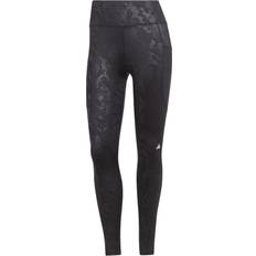 adidas Dailyrun Embossed Camo 7/8 Leggings - Black