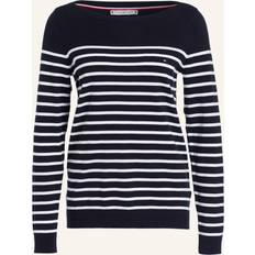 Tommy Hilfiger Heritage Boat Neck Sweater Jumper - Midnight/Classic