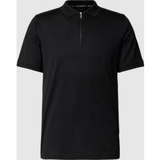 Karl Lagerfeld Polo With Zip Placket, Man, Black