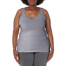 Hanes Stretch Lace Trim Plus Size - Light Steel