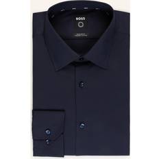 HUGO BOSS Hombre Camisas HUGO BOSS H Joe Kent Long Sleeved Shirt - Navy