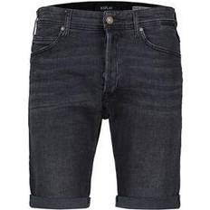 Replay Herr Shorts Replay RBJ901 Super Stretch Bio Denim Shorts Washed Black W36