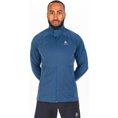 Course à pied - Turquoise Vestes Odlo Veste de running Zeroweight Pro Warm pour homme - Bleu Marine