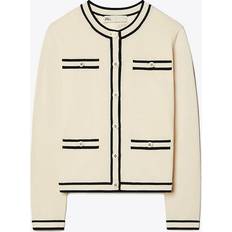 Tory Burch Kendra Merinoull Cardigan - White