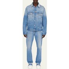 Valentino Rockstud Cotton Denim Jeans - Blue