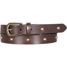 Lucky Brand Women Accessories Lucky Brand Women's Leather Belt with Studs, Brown