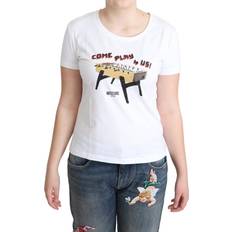 Moschino Bomuld T-shirt White IT44/L-L