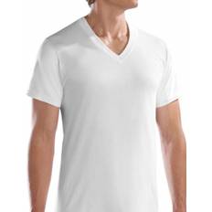 Fruit of the Loom Vita Kläder Fruit of the Loom 3-Pack White V-Neck T-Shirts 2626V