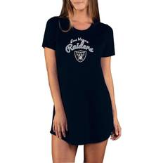 Concepts Sport Women's Las Vegas Raiders Marathon Nightshirt Black