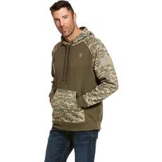 Camouflage - Men Sweaters Ariat Men's Hoodie, Medium, Sage Camo