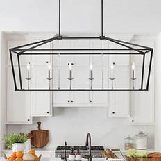 Pendant Lamps Vanity 6 Lights Kitchen Island Linear Pendant Lamp