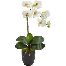 Cotton Artificial Plants Nearly Natural 4.5Ft Fiddle Leaf Fig Tree Artificial Plant