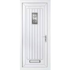 Doors B&Q Diamond External Door Frosted Glass L (92x205.5cm)