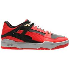 Puma Black Basketball Shoes Puma Slipstream P.E.B. Lace Up Sneakers Red