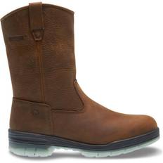 Brown - Men Rain Boots Wolverine Men's I-90 DuraShock, Stone