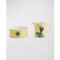 Con Manico Zuccheriere Wedgwood Wonderlust Waterlily Sugar and Creamer Set Zuccheriera