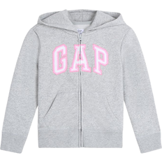 GAP Kid's Logo Zip Hoodie - Heather Gray (36099601)