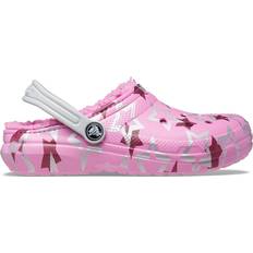 Lined crocs pink Barnskor Crocs Kid's Classic Lined Disco Dance Party Clog - Taffy Pink/Multi