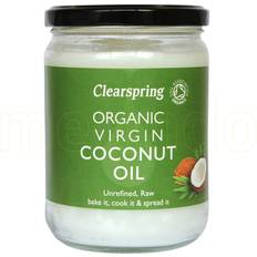 Sukkerfritt Olje og eddik Clearspring Unrefined & Raw Organic Coconut Oil 400g