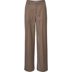 Gestuz L Bukser Gestuz Paula Wide Pants - Walnut