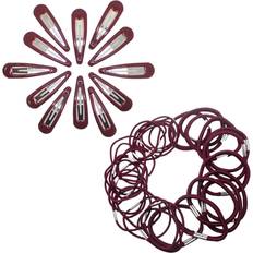 Accessories 30Pcs Snap Hair Clips & Hair Elastics, Hair Bands Mini