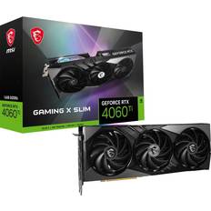 Graphics Cards MSI GeForce RTX 4060 TI GAMING X SLIM 1 x HDMI 3 x DP 16GB