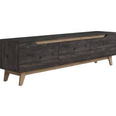 In Living Timber Dwelling Black/Brown TV-benk 180x48.6cm