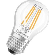 LEDVANCE Classic E27 Pear Filament Clear 4.2W 470lm 927 Extra Warm White Best Colour Rendering Dimmable Replaces 40W