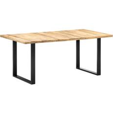 Wood Dining Tables vidaXL Solid Mango Wood Dining Table 90x180cm