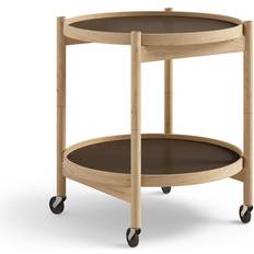 Madera Mesas auxiliares Brdr. Krüger Carrito Bølling Tray Table Model 50 Earth Mesa auxiliar