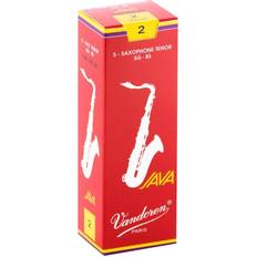 Rouge Embouchures pour instruments à vent Vandoren Boîte de 5 anches saxophone tenor Java Red Force 2 SR272R